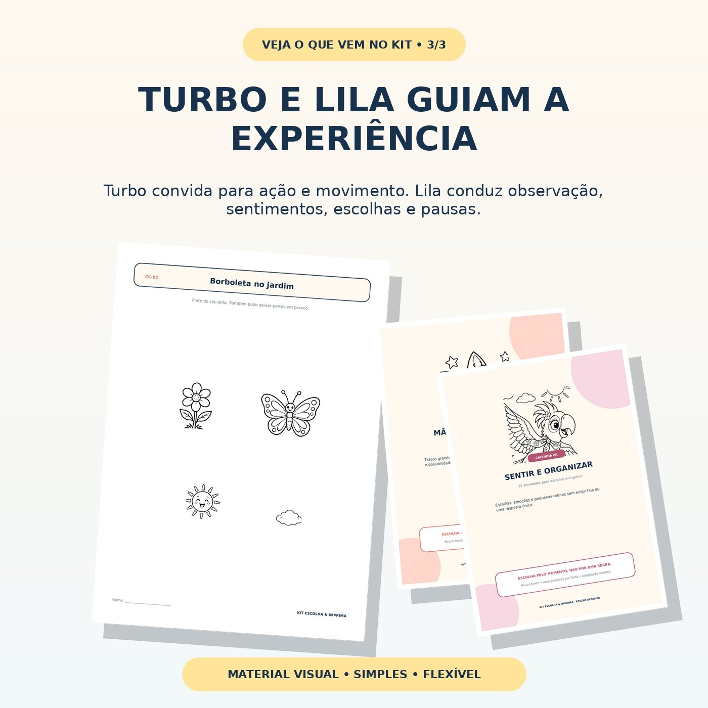 Bônus do Kit Escolha e Imprima